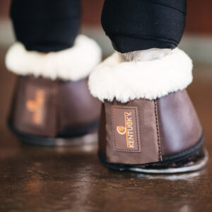 Kentucky Sheepskin Over Reach Boot Brown Nat