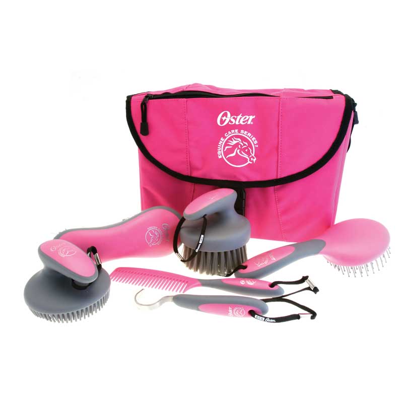 Oster Grooming Kit Blue 7 Piece Horse Grooming Kit