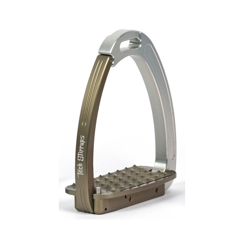 Tech Stirrups Bronze Silver