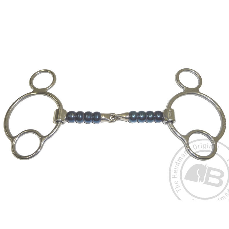 Bomber Bits Cherry Roller 2.5 Ring Snaffle