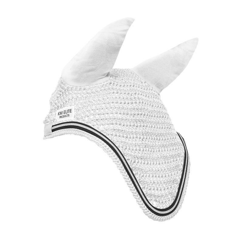 KM Elite Fly Veil White and Silver