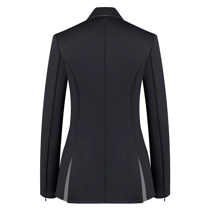 Harcour Ladies Competition Show Jacket Cella Black Back