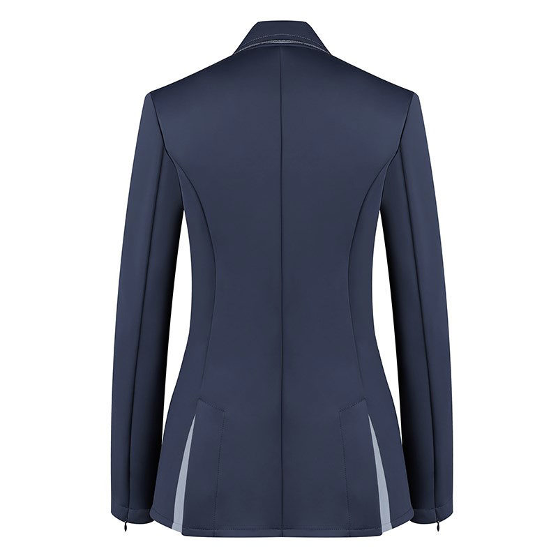 Harcour Ladies Competition Show Jacket Cella Navy Back