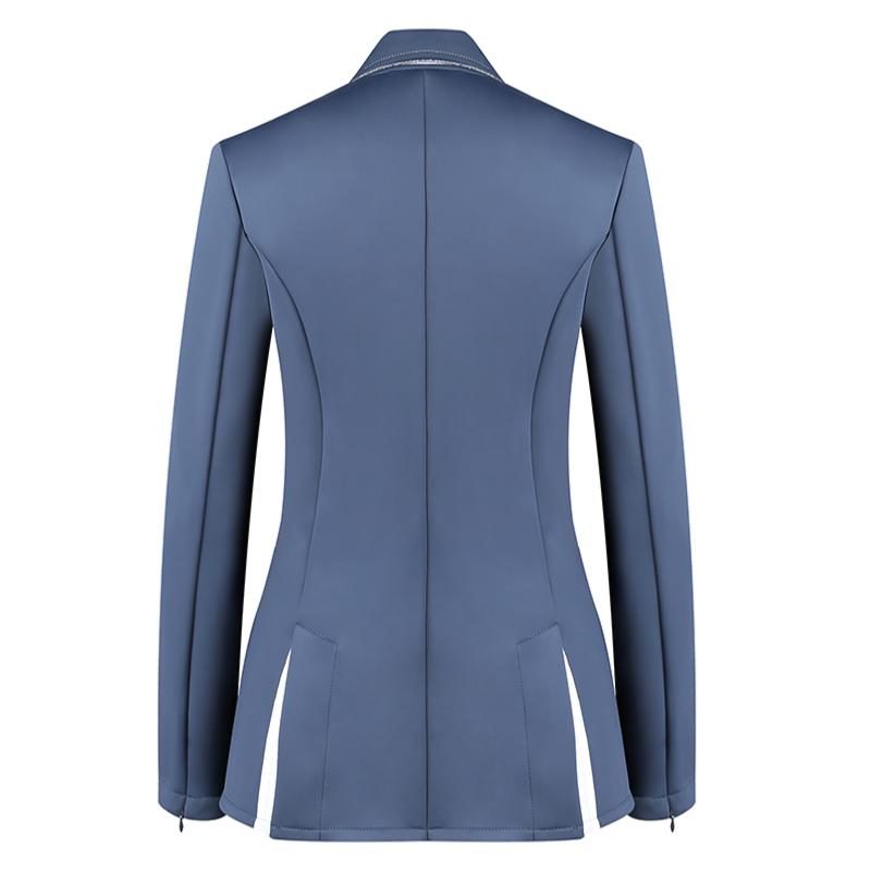 Harcour Ladies Competition Show Jacket Cella Slate Back