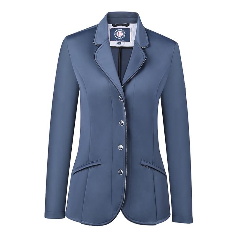 Harcour Ladies Competition Show Jacket Cella Slate Front