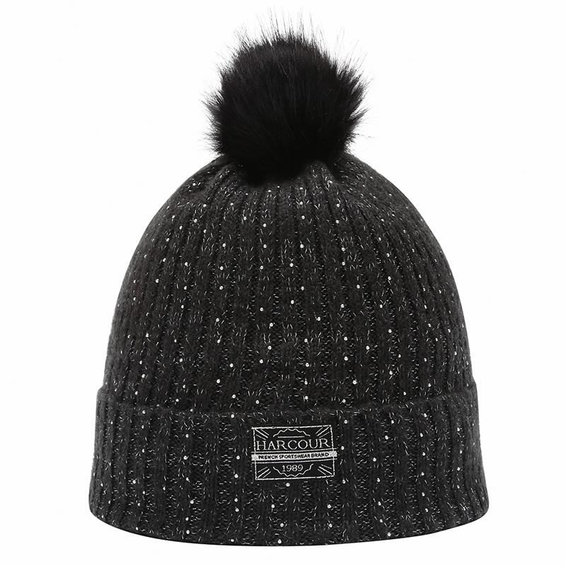 Harcour Marie Beanie Hat Black