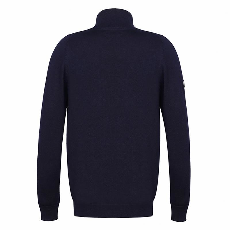 Harcour Gaspard Mens Pullover Navy Back