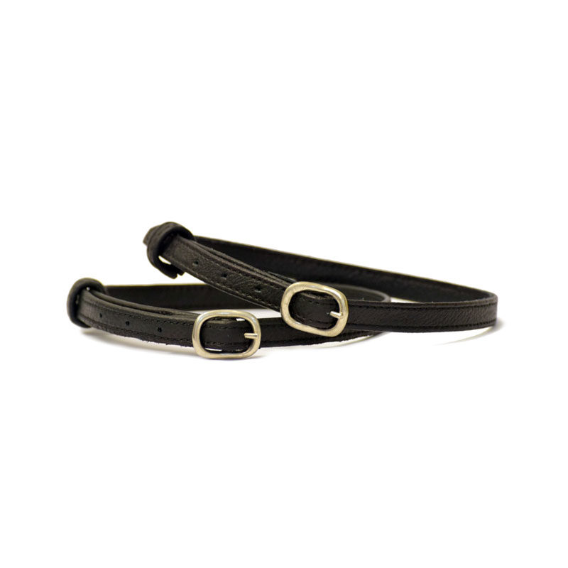 Stubben Leather Spur Straps Black