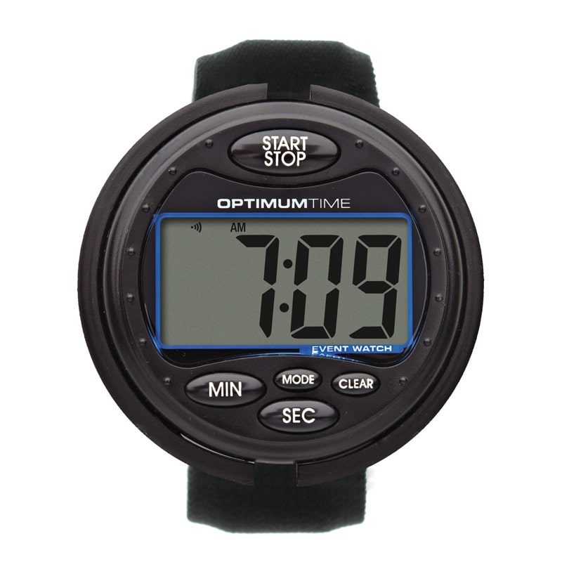 Optimum Time Event Stopwatch Black