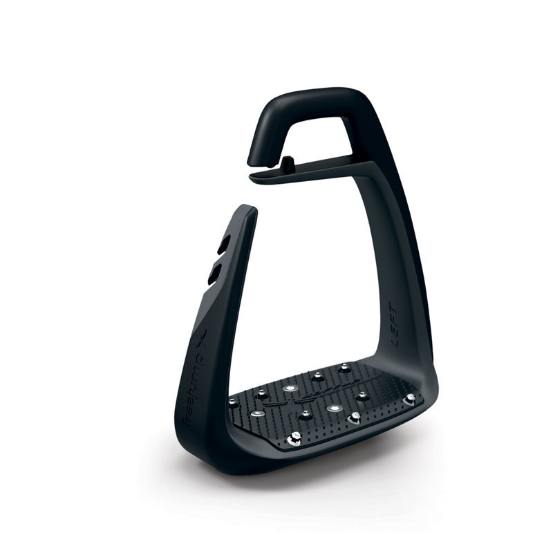 Freejump Soft Up Classic Stirrups Black Grey