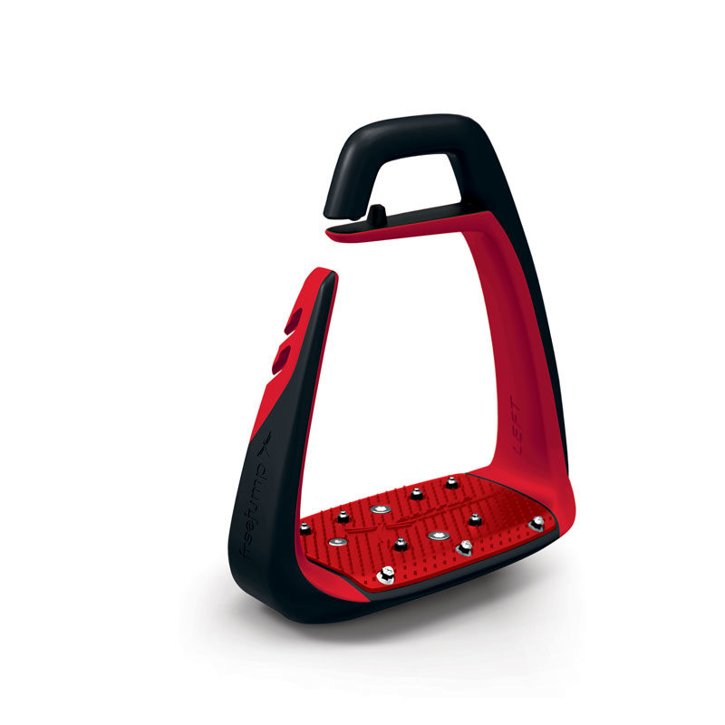 Freejump Soft Up Classic Stirrups Black Red