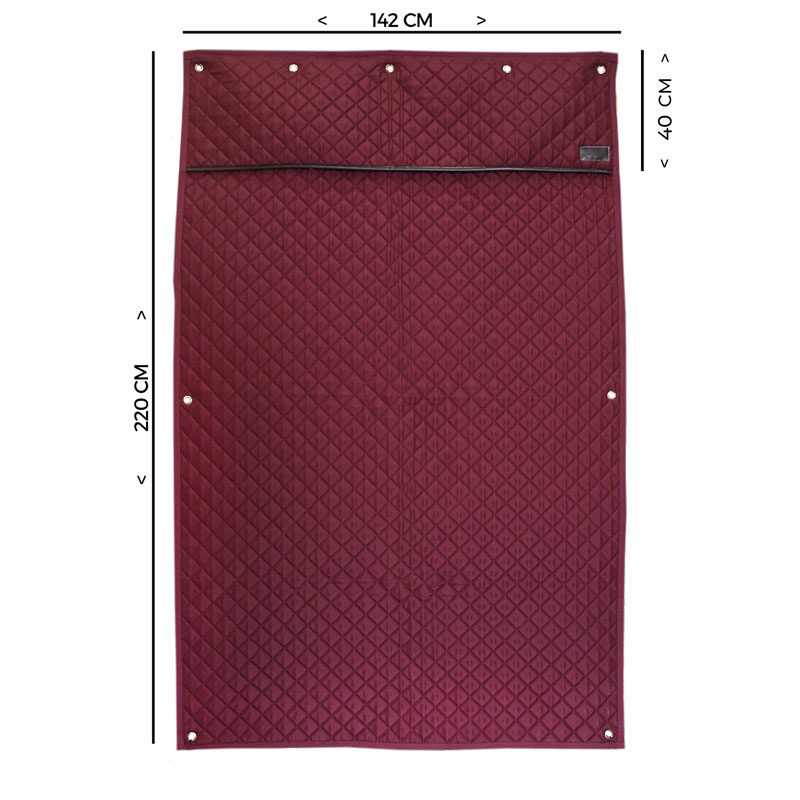 Stable Curtain Bordeaux 2 Kentucky Horsewear Stable Curtain - Bordeaux