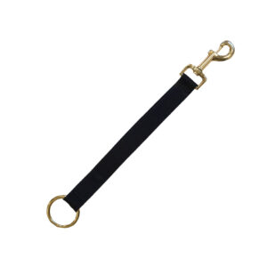 Kentucky Horsewear Nylon Hook And Ring Strap - Black