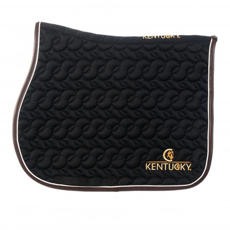 Kentucky Jumping Pad Black Kentucky Horsewear Saddle Pad