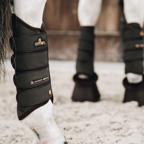 Air Tech Eventing Boots Hind Brown