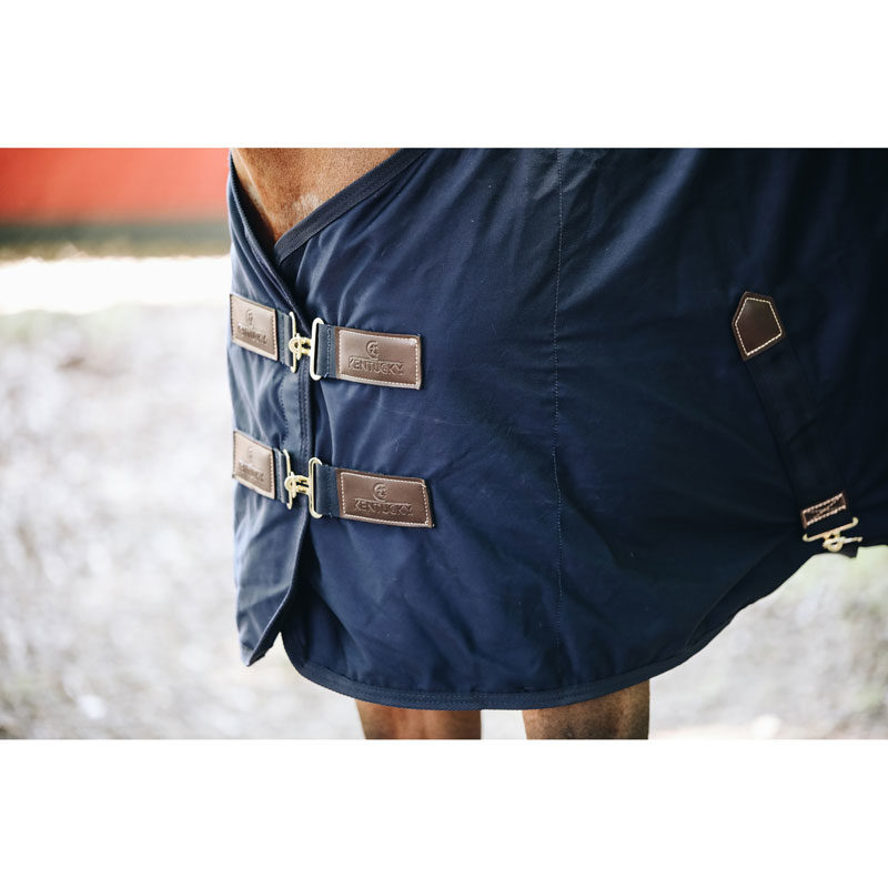 Kentucky Horsewear Cotton Sheet Navy 2 Kentucky Horsewear Cotton Sheet - Navy