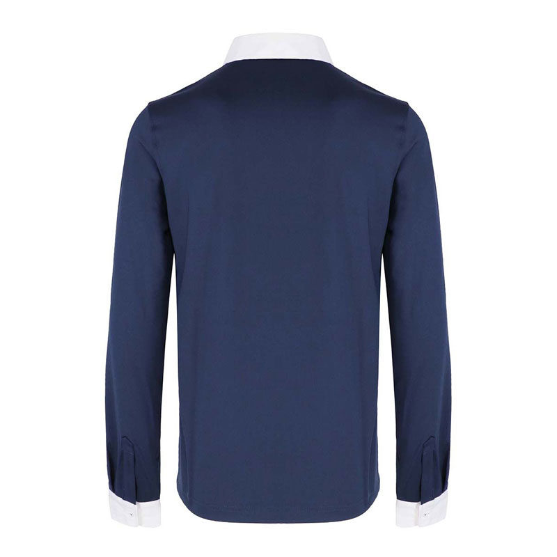 Harcour Mens Technical Long Sleeve Shirt Etienne Navy 2 Harcour Etienne Mens Competition Shirt