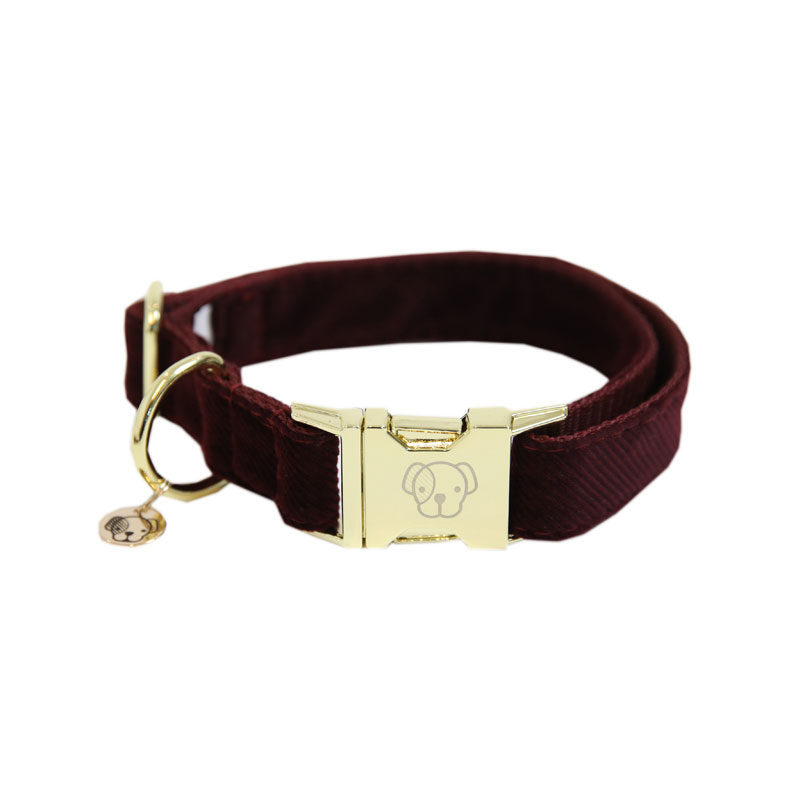 Kentucky Dogwear Corduroy Dog Collar Burgundy Kentucky Dogwear Corduroy Dog Collar