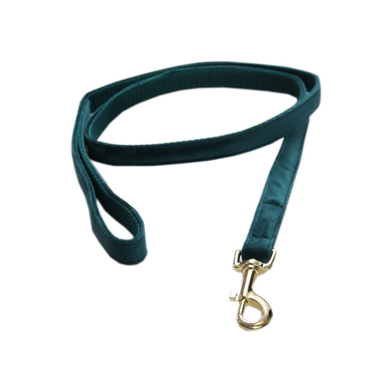 Kentucky Dogwear Velvet Dog Leads Emerald Kentucky Dogwear Velvet Dog Leads