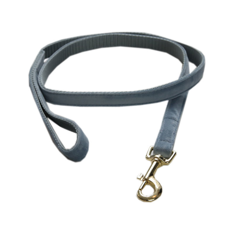 Kentucky Dogwear Velvet Dog Leads Light Blue Kentucky Dogwear Velvet Dog Leads