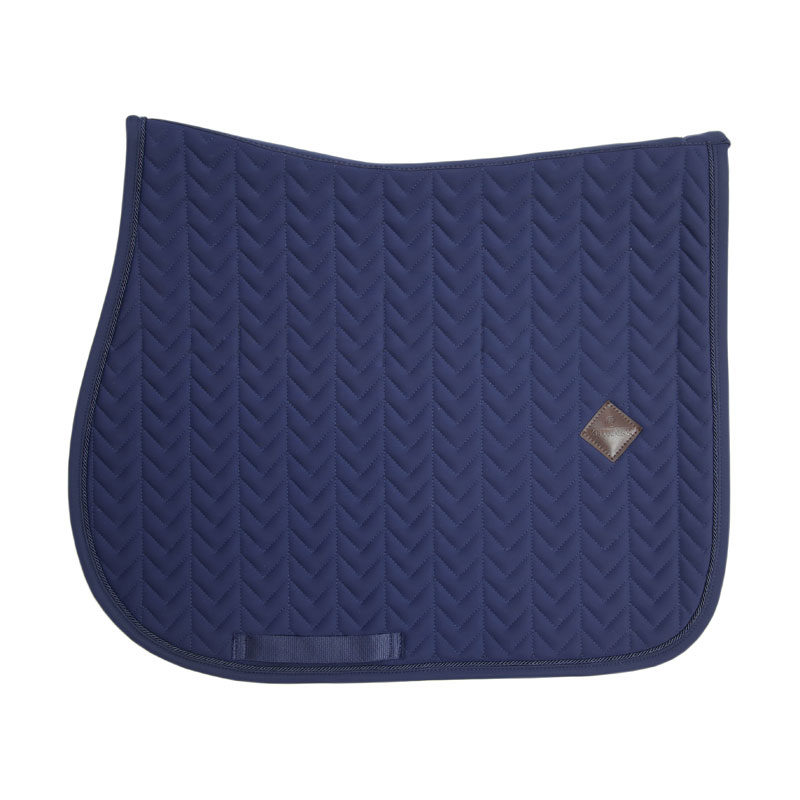 Kentucky Horsewear Fishbone Saddle Pad Navy Kentucky Horsewear Fishbone Saddle Pad