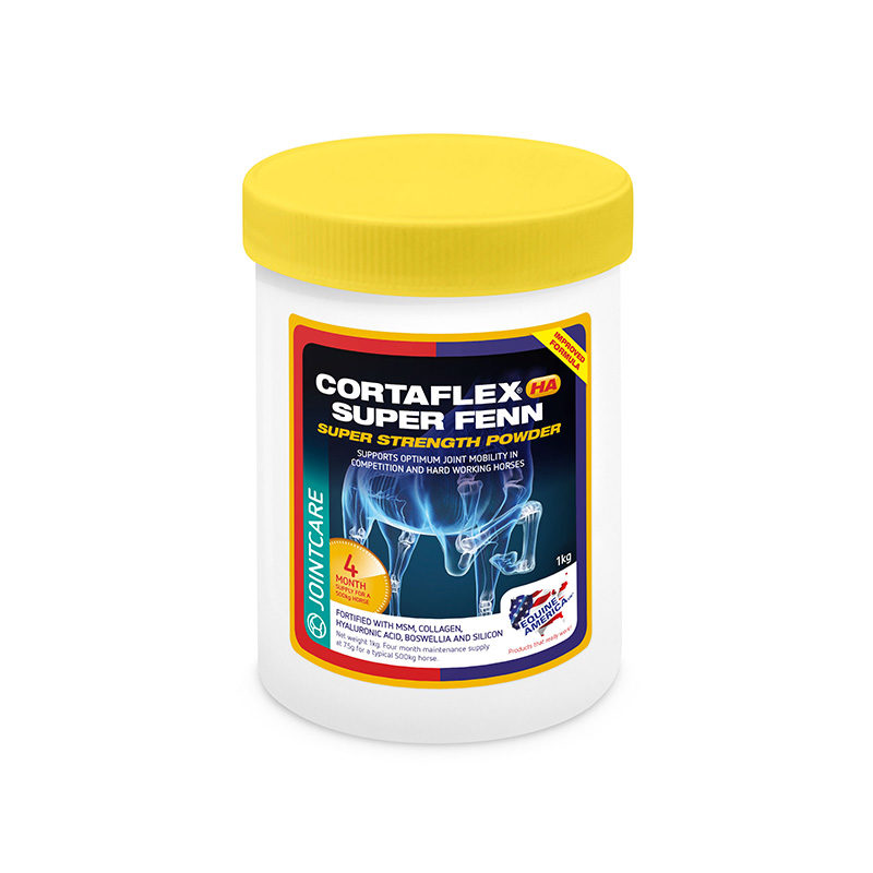 Cortaflex Super Fenn Super Strength 1kg Equine America Cortaflex HA Super Fenn Powder