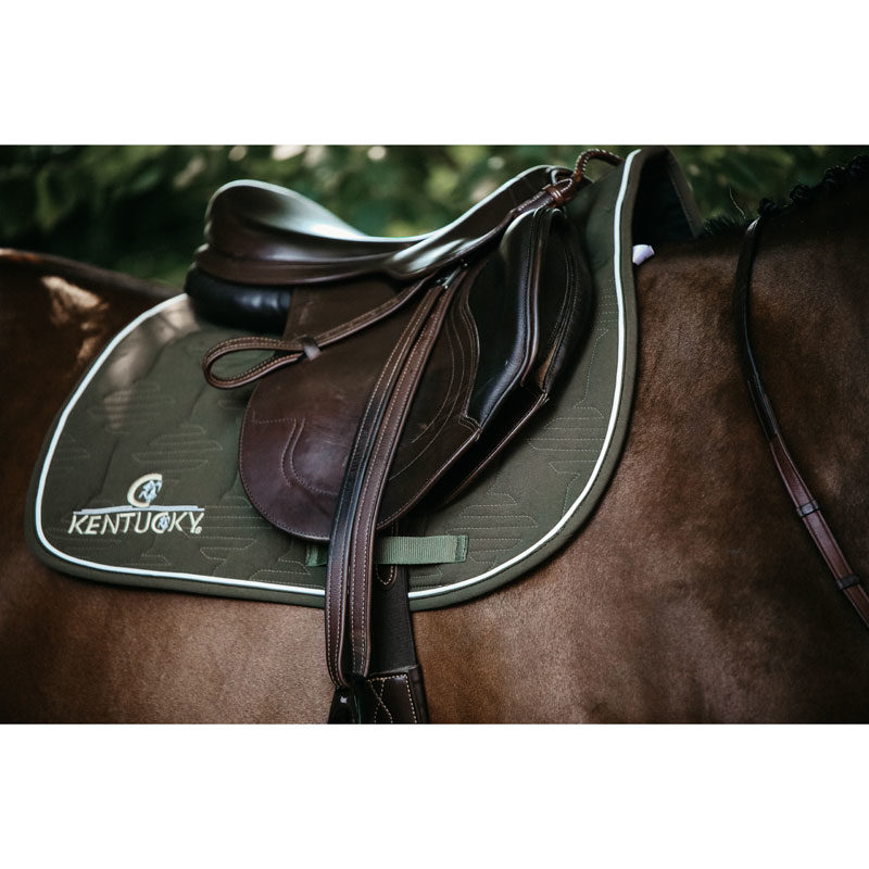 Kentucky Horsewear Quilted Saddle Pad Colour Edition Khaki 1 Kentucky Horsewear Quilted Saddle Pad Colour Edition