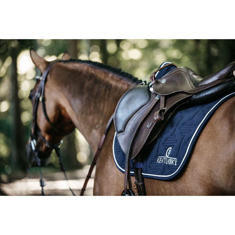 Kentucky Horsewear Quilted Saddle Pad Colour Edition Navy Kentucky Horsewear Quilted Saddle Pad Colour Edition