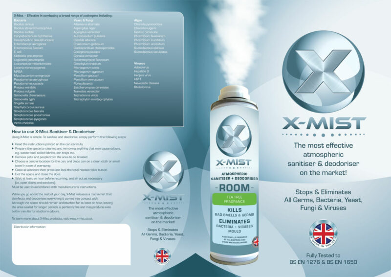 X Mist Brochure 1 X-Mist Sanitiser and Deodoriser