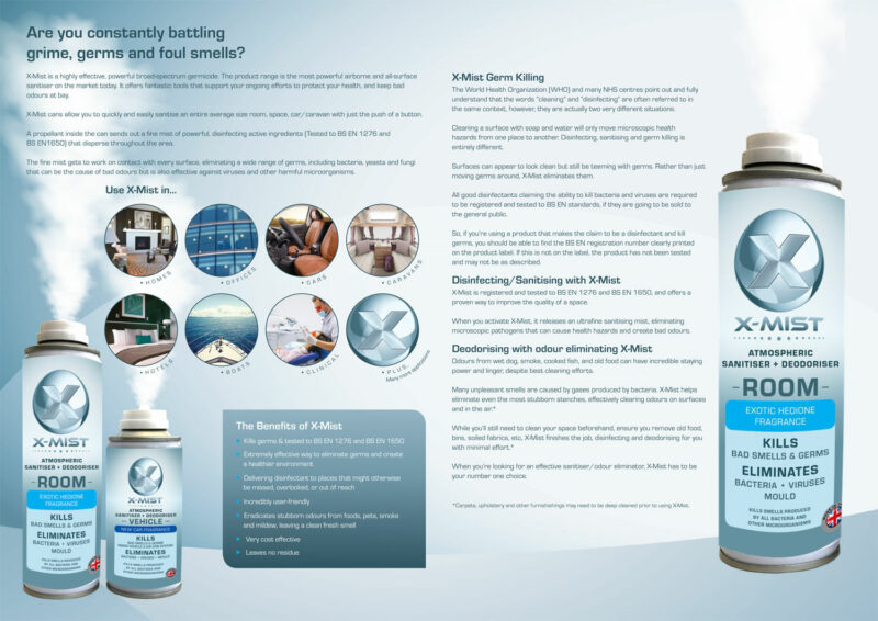 X Mist Brochure 2 X-Mist Sanitiser and Deodoriser