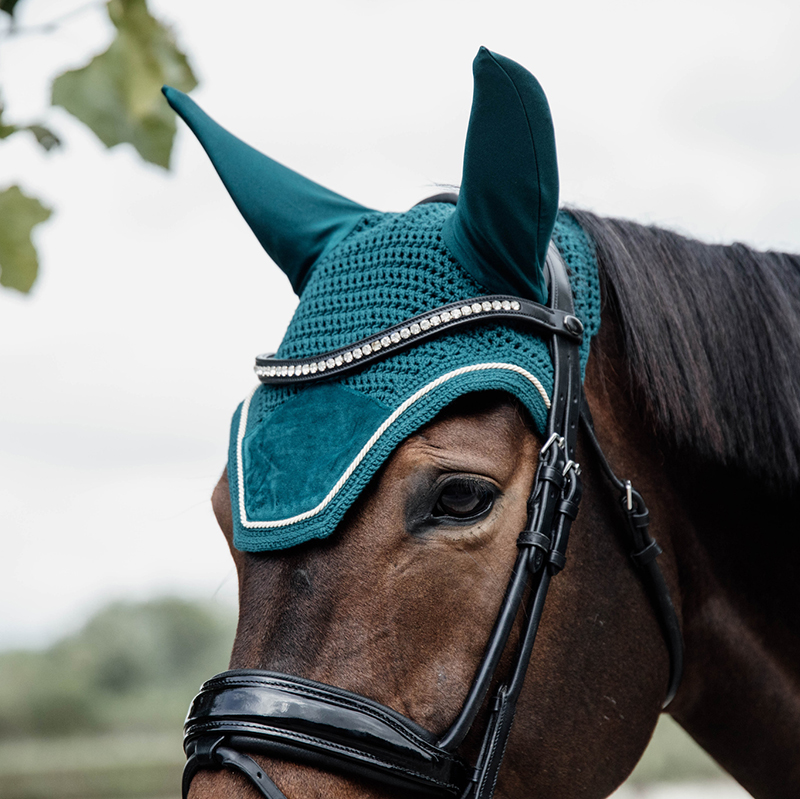 Wellington Velvet Fly Veil Just Equine Equestrian Supplies