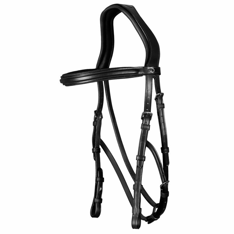 Dy'on New English Collection Hackamore Bridle Black