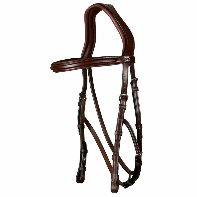 Dy'on New English Collection Hackamore Bridle Brown