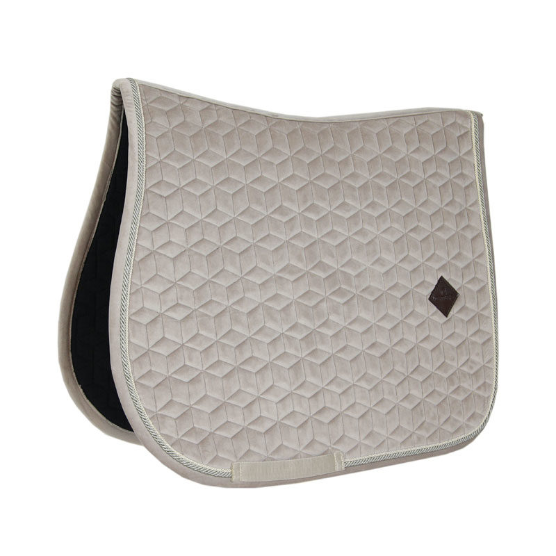 Kentucky Velvet Saddle Pad Basic Beige Kentucky Horsewear Velvet Saddle Pad Basic