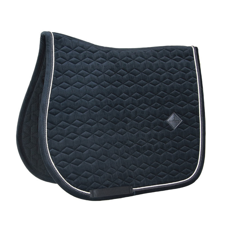 Kentucky Velvet Saddle Pad Basic Black Kentucky Horsewear Velvet Saddle Pad Basic