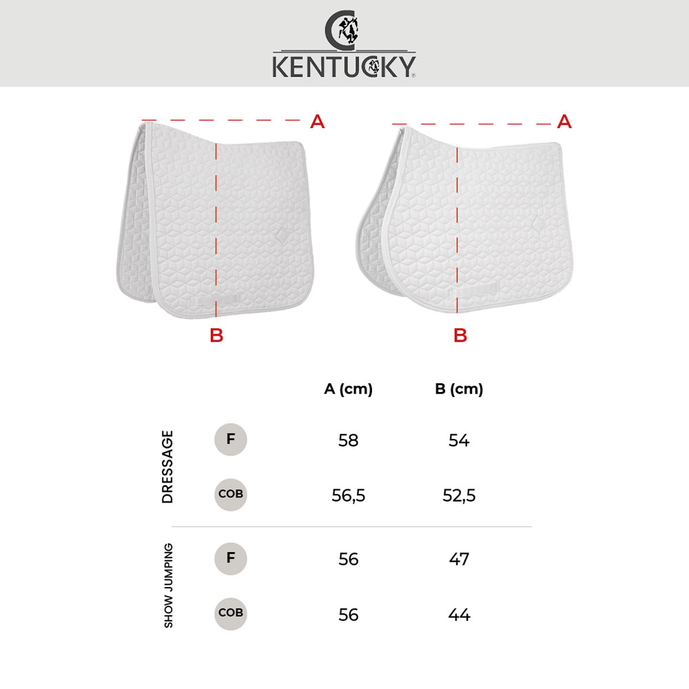 Kentucky Horsewear Velvet Saddle Pad Basic UK | Just Equine