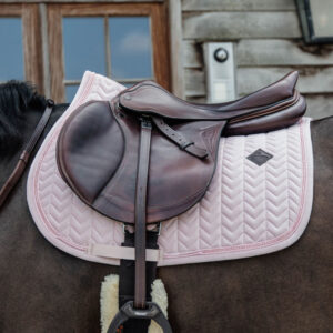 Kentucky Horsewear Velvet Saddle Pad Pearls Jumping