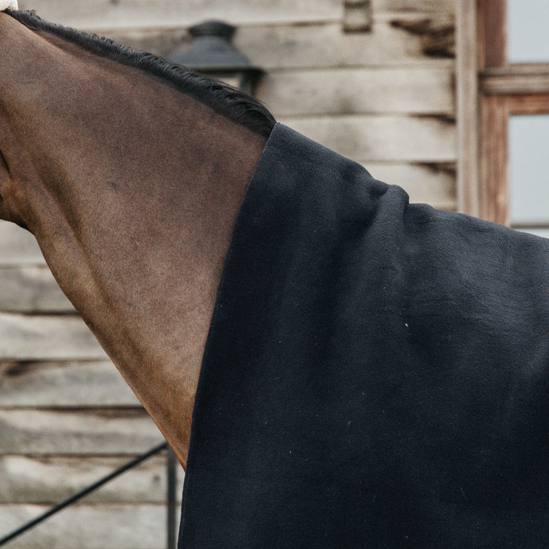 Kentucky Horsewear Heavy Fleece Rug Square Black 2 Kentucky Horsewear Heavyweight Fleece Rug Square