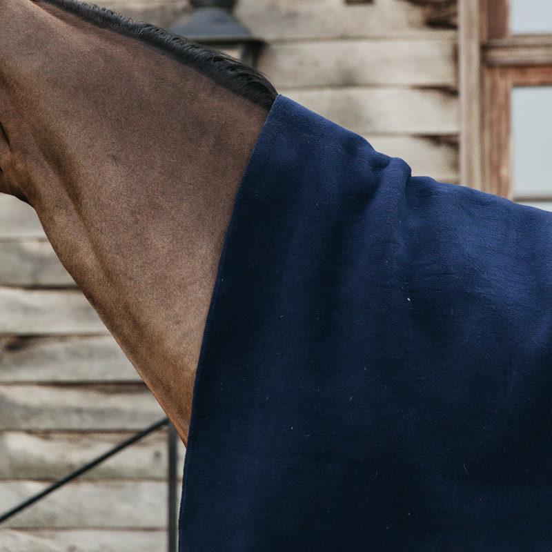 Kentucky Horsewear Heavy Fleece Rug Square Navy 1 Kentucky Horsewear Heavyweight Fleece Rug Square