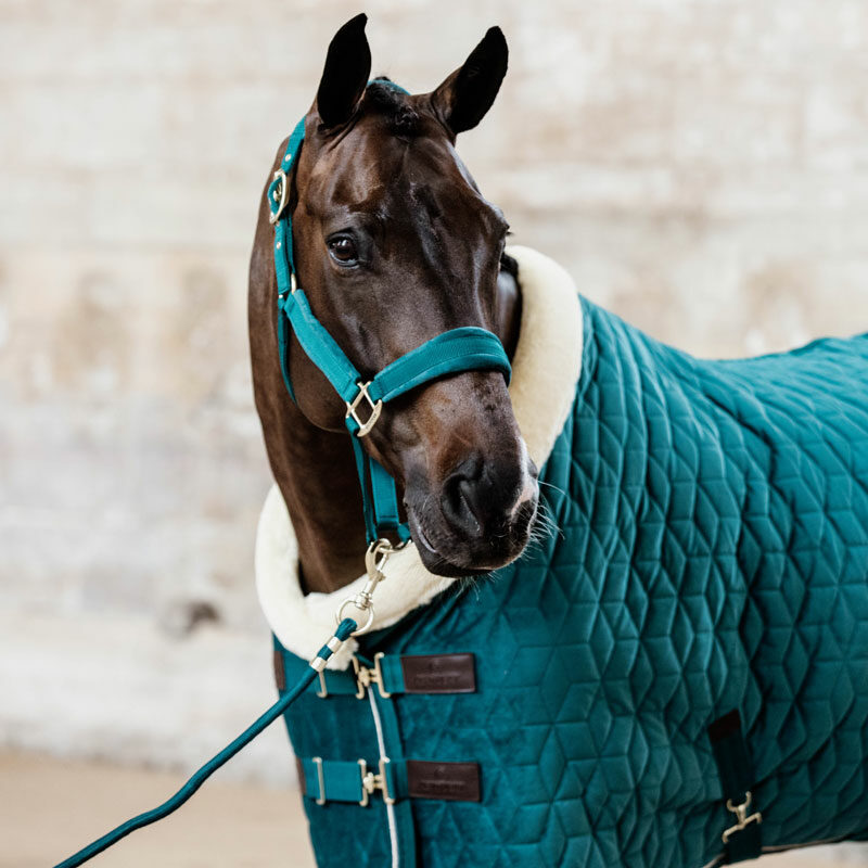 Kentucky Horsewear Velvet Show Rug Emerald Kentucky Horsewear Velvet Show Rug - Emerald