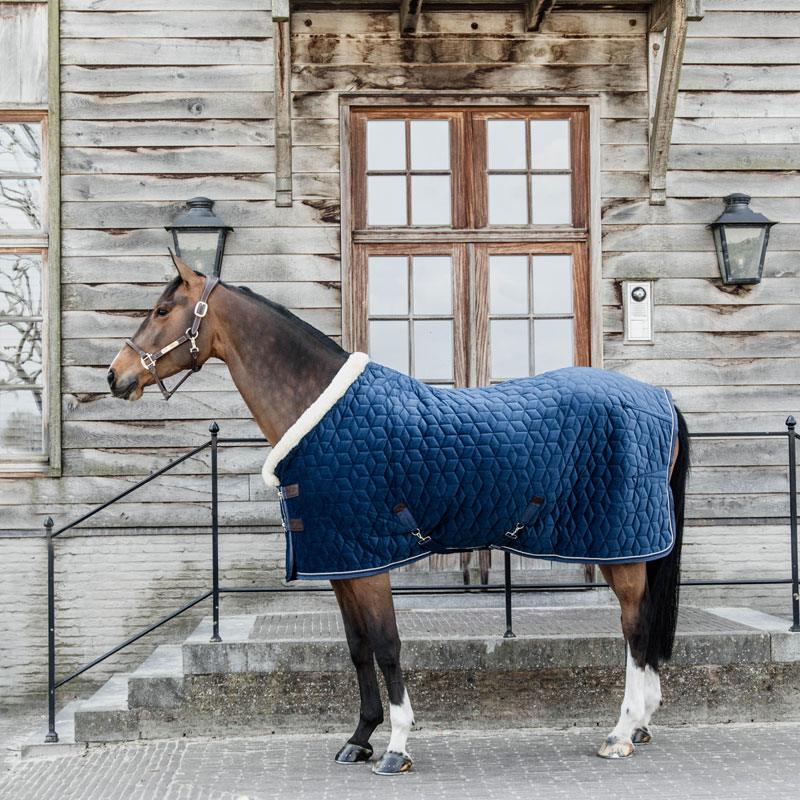 Kentucky Horsewear Velvet Show Rug Navy UK Just Equine