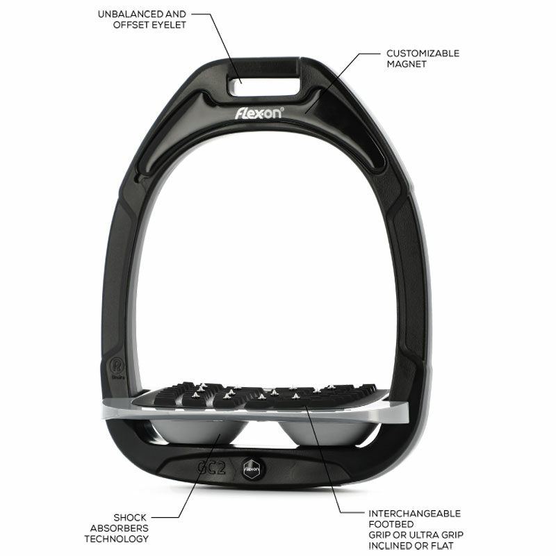 Selling Points Of Flex On Stirrups Flex On Stirrups Black Grey Black