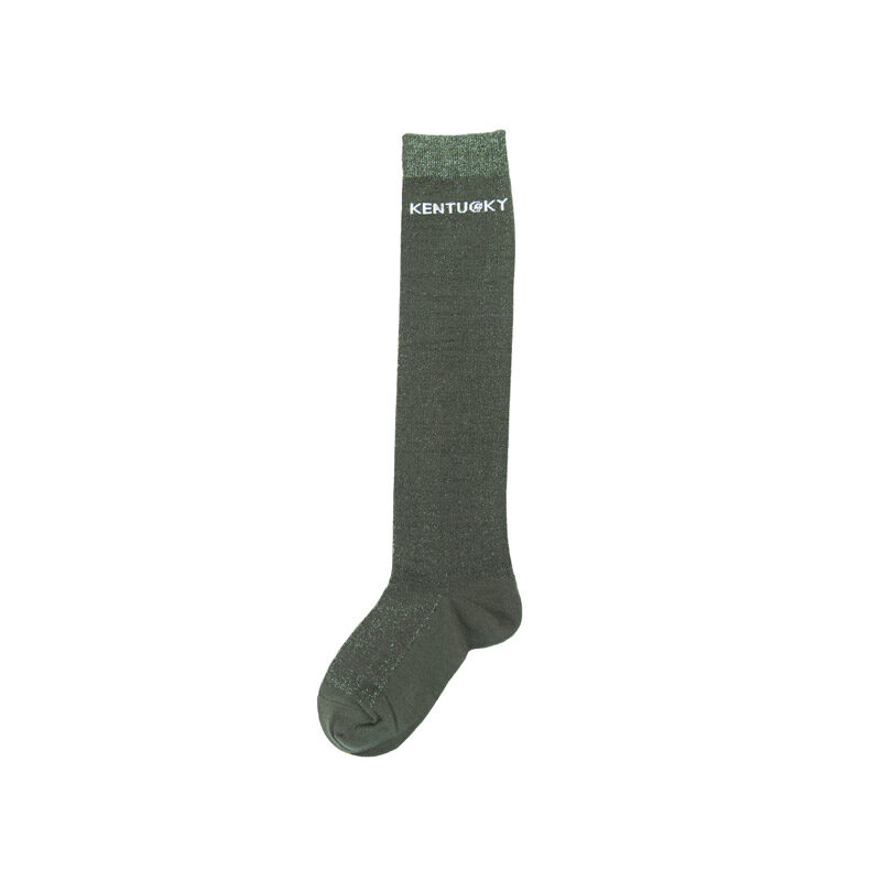 Kentucky Horsewear Glitter Riding Socks Pine Green Kentucky Horsewear Glitter Riding Socks