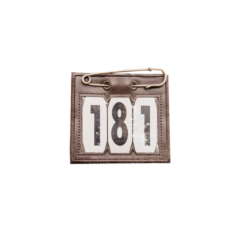 Kentucky Horsewear Saddle Pad Number Holder Brown