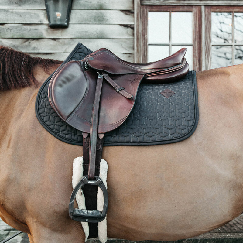 Kentucky Horsewear Saddle Pad Basic Grey Kentucky Horsewear Saddle Pad Classic