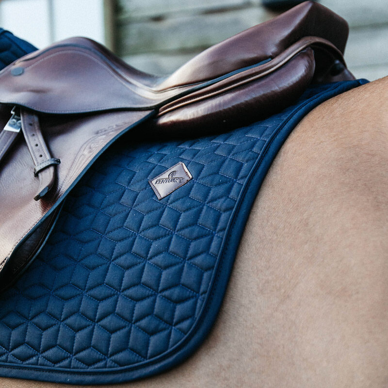 Kentucky Horsewear Saddle Pad Basic Navy Kentucky Horsewear Saddle Pad Classic