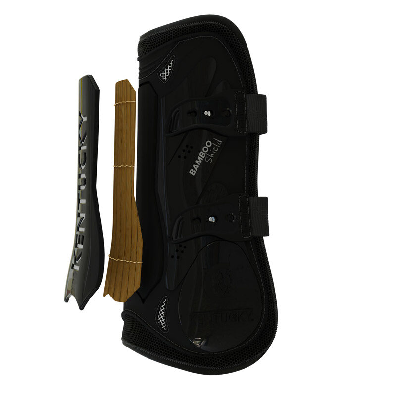 Kentucky Horsewear Tendon Boots Bamboo Shield Elastic Black 8