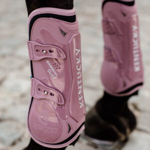 Kentucky Horsewear Tendon Boots Bamboo Shield Elastic Pink 1