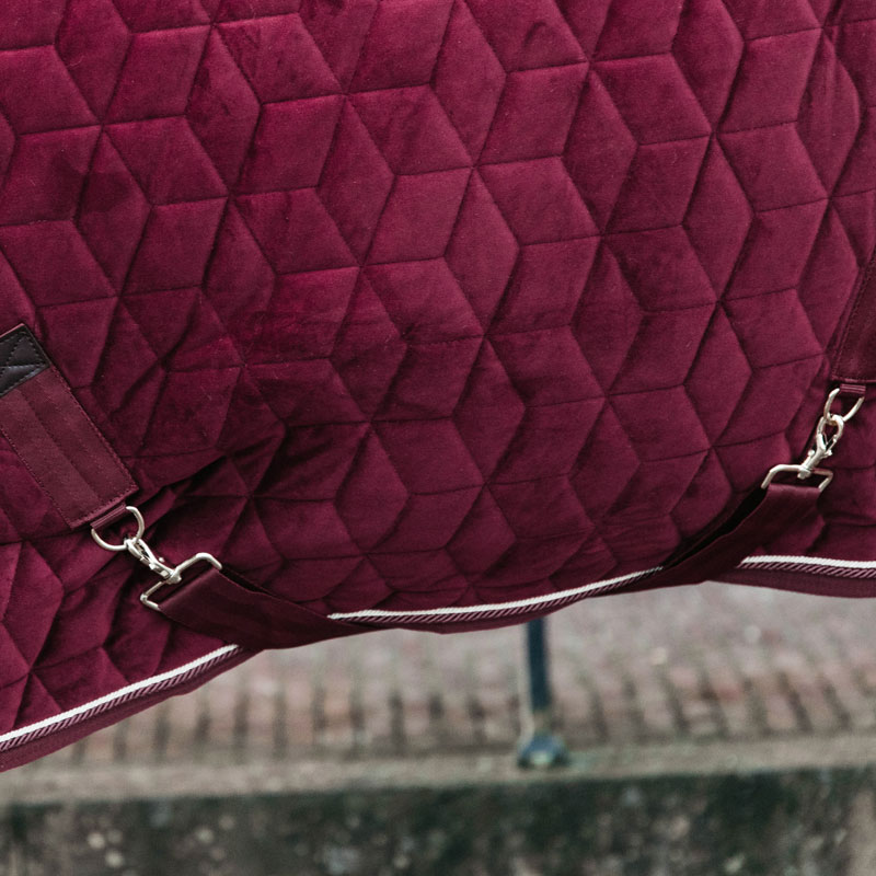 NEW Kentucky Horsewear Velvet Show Rug Bordeaux UK Just Equine