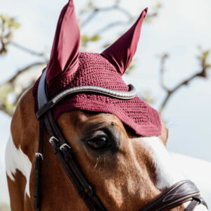 Kentucky Horsewear Wellington Fly Veil Bordeaux